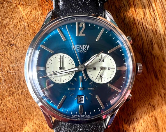 Herren-Chronograph im Retro-Stil mit englischem Design und