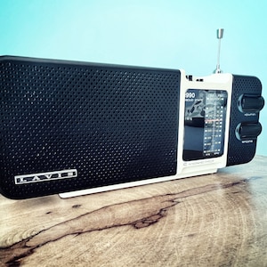 Vintage Radio LAVIS Model 990 - AM/FM, Made in Spain 1974 - Midcentury Modern Retro Charm for Your Home Decor