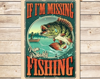 Funny Fishing Signs - Etsy UK Funny Fishing Signs - Etsy UK
