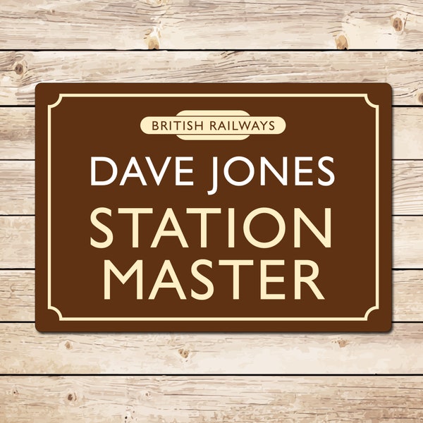 Train Station Sign - Etsy