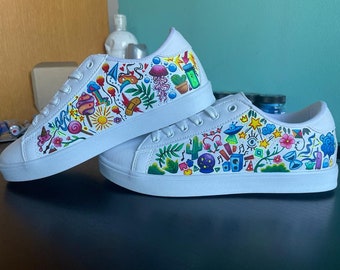 Custom doodle shoes