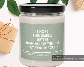 Thank You Candle for Mama, Mommy, Mom, Mama Mia or Bonus Mom, Gift for Thank You Box, Im Sorry Gift, Sorry I Offended You, Mothers Day Gift