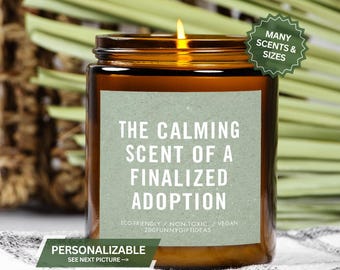 Adoption Gifts for Adoption Finalization, Adoption Gifts for Family, Adoption Candle, New Adoption Gift, Adopted Mom Gift, Congrats Gift