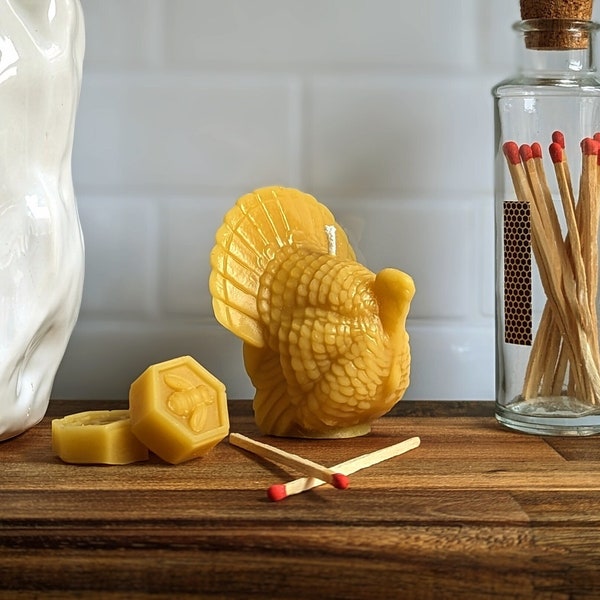 Beeswax Turkey Candle from Tennessee Beekeepers