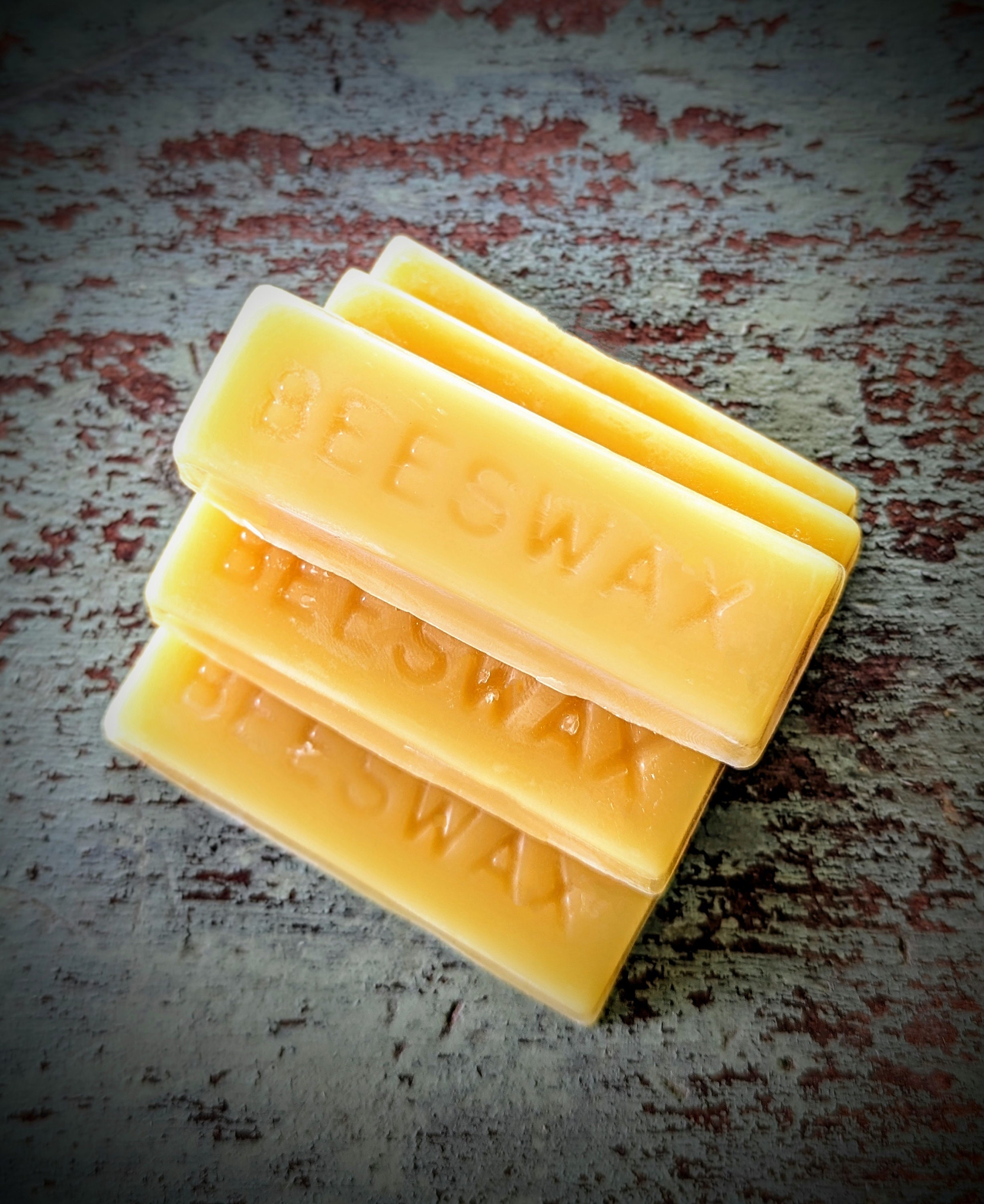 100% Pure Triple Filtered Beeswax Bars