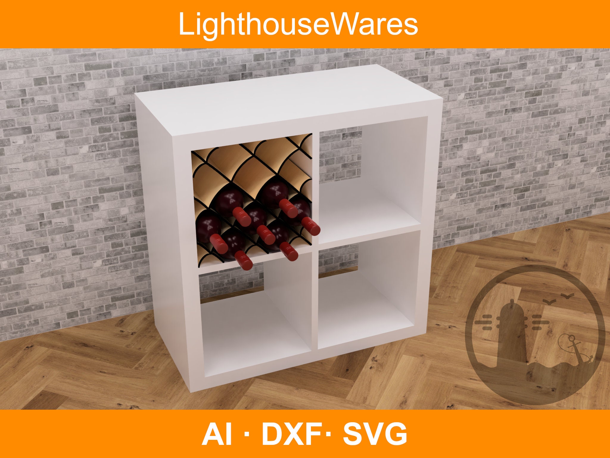 Kallax Wine Rack Laser Cut File Kallax Ikea Shelf Organizer Etsy UK