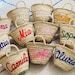 Personalized WEDDING GUEST GIFT monogram bag basket,bridal shower bags,customized straw bags,custom beach bag,straw tote,embroidered bags 