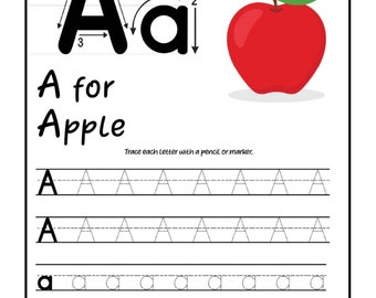 ABC Handwriting Worksheets - Alphabet Practice for Preschool and Kindergarten