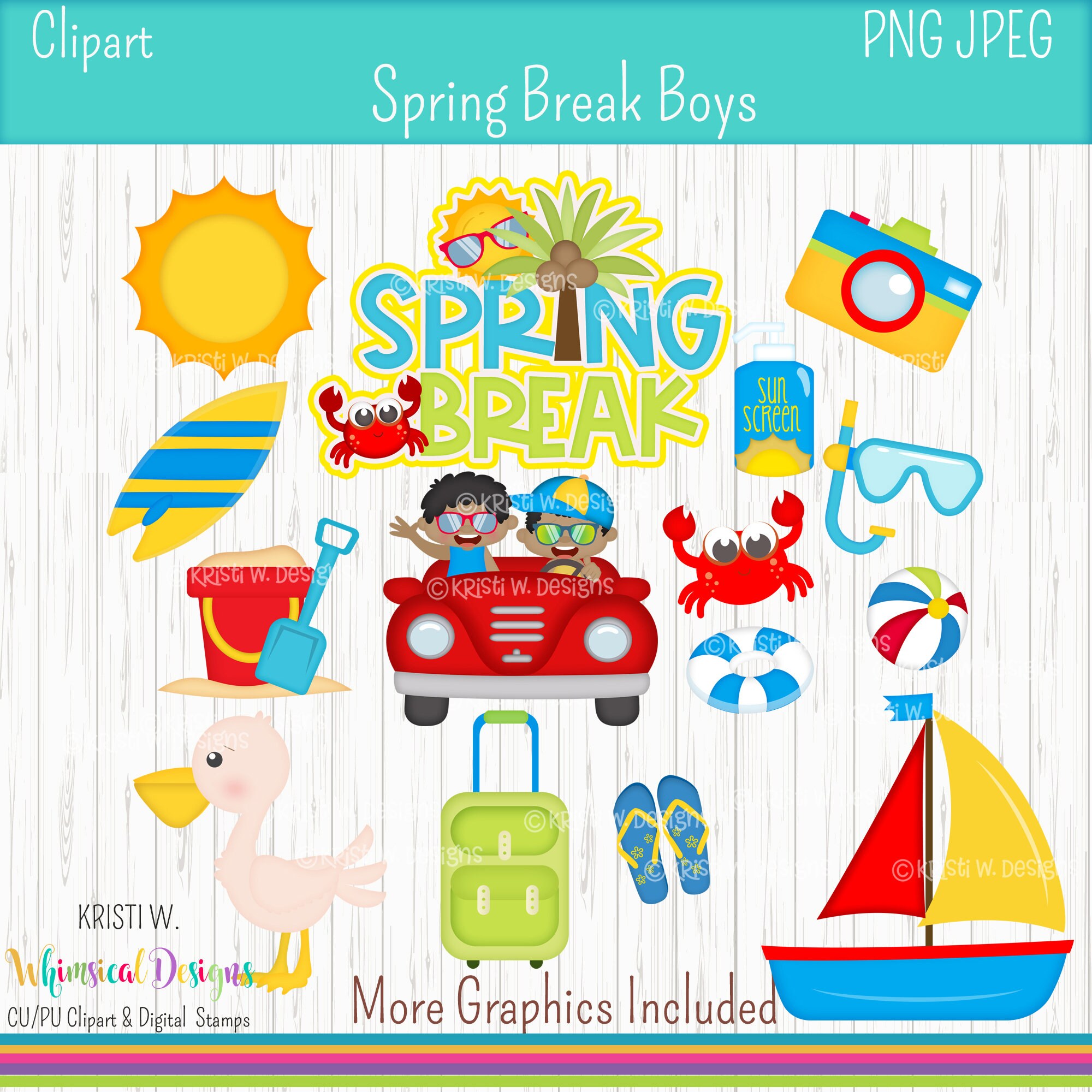 Spring Break Clip Art