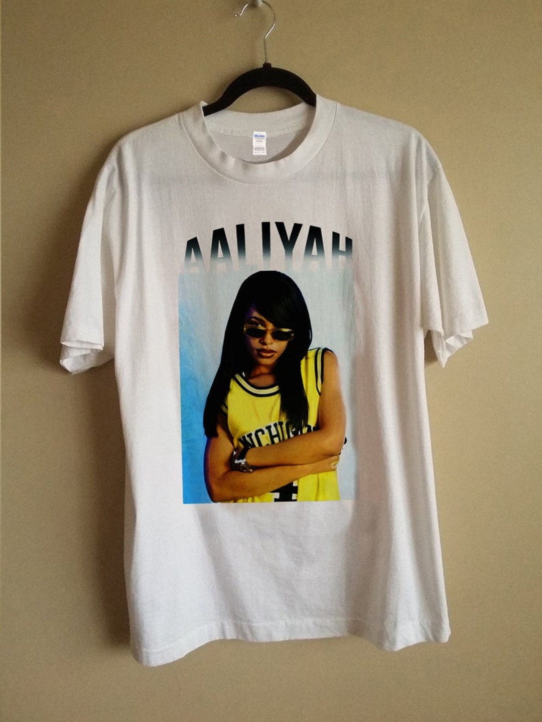 Aaliyah Rnb Rip Yellow Michigan 90S Hip Hop T-shirt Gift for - Etsy