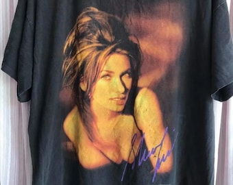 Vintage 1998 Shania Twain t-shirt , Shania Twain retro style Gift for men women unisex t-shirt