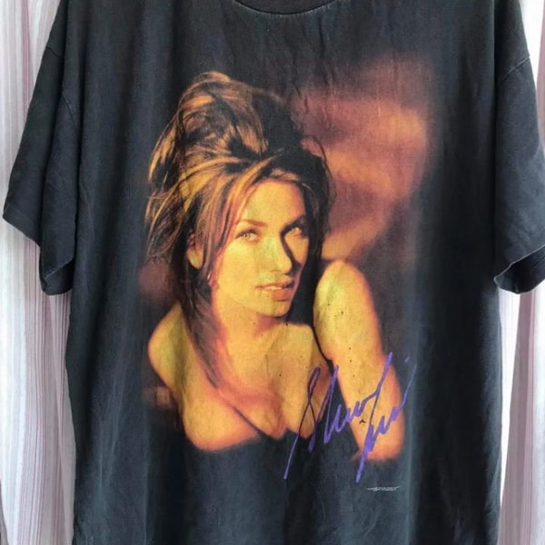 Vintage 1998 Shania Twain t-shirt , Shania Twain retro style Gift for men women unisex t-shirt