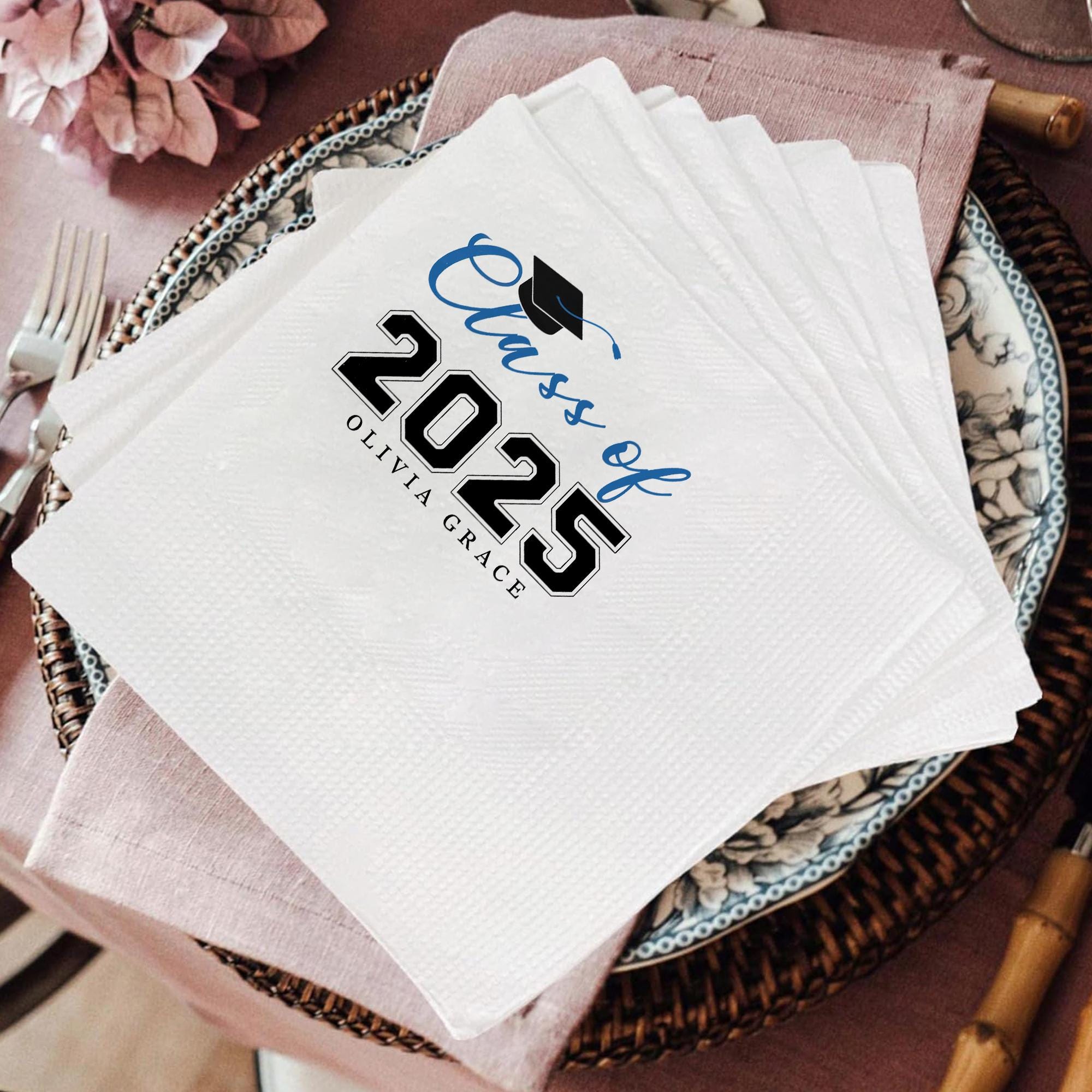 Personalized Graduation Napkins: Custom Class of [year] Party Decor - Etsy