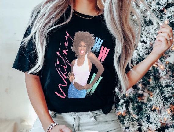 vintage whitney houston shirt