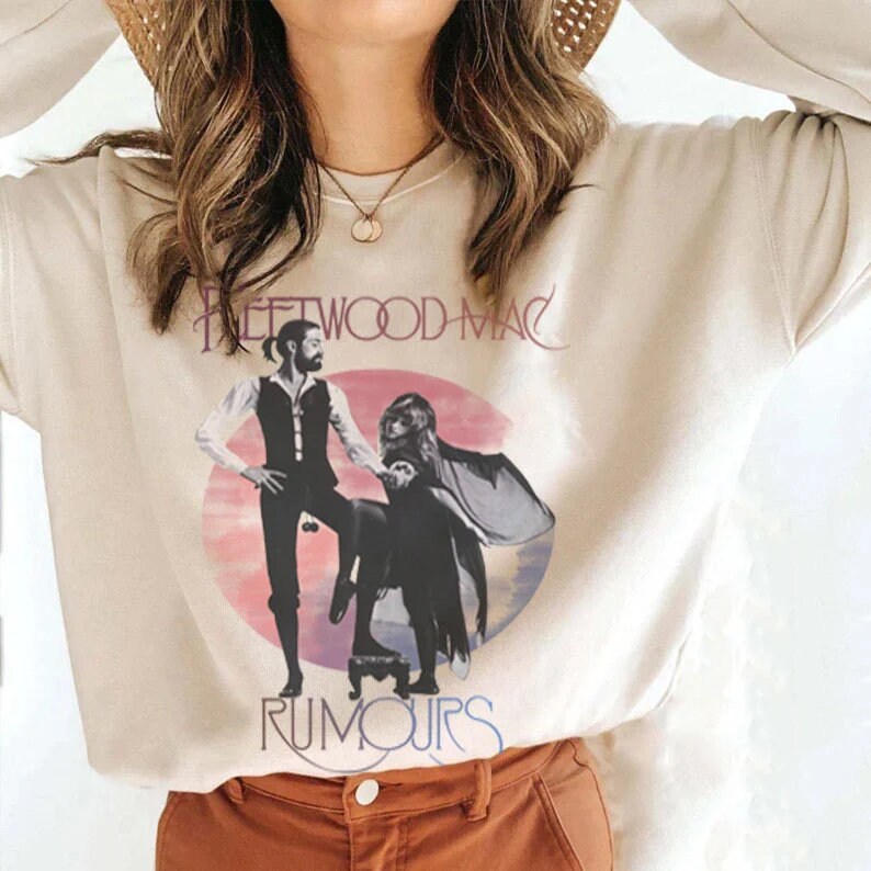 Vintage Fleetwood Mac Rumours Tee Music Rock Band Shirt Etsy