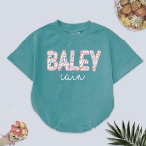 Custom Name Baby Bodysuit, Personalized Name Baby Coming Home Custom Outfit, Soft Baby Shower Gift, Cute Baby Girl Clothes, Infant Outfit