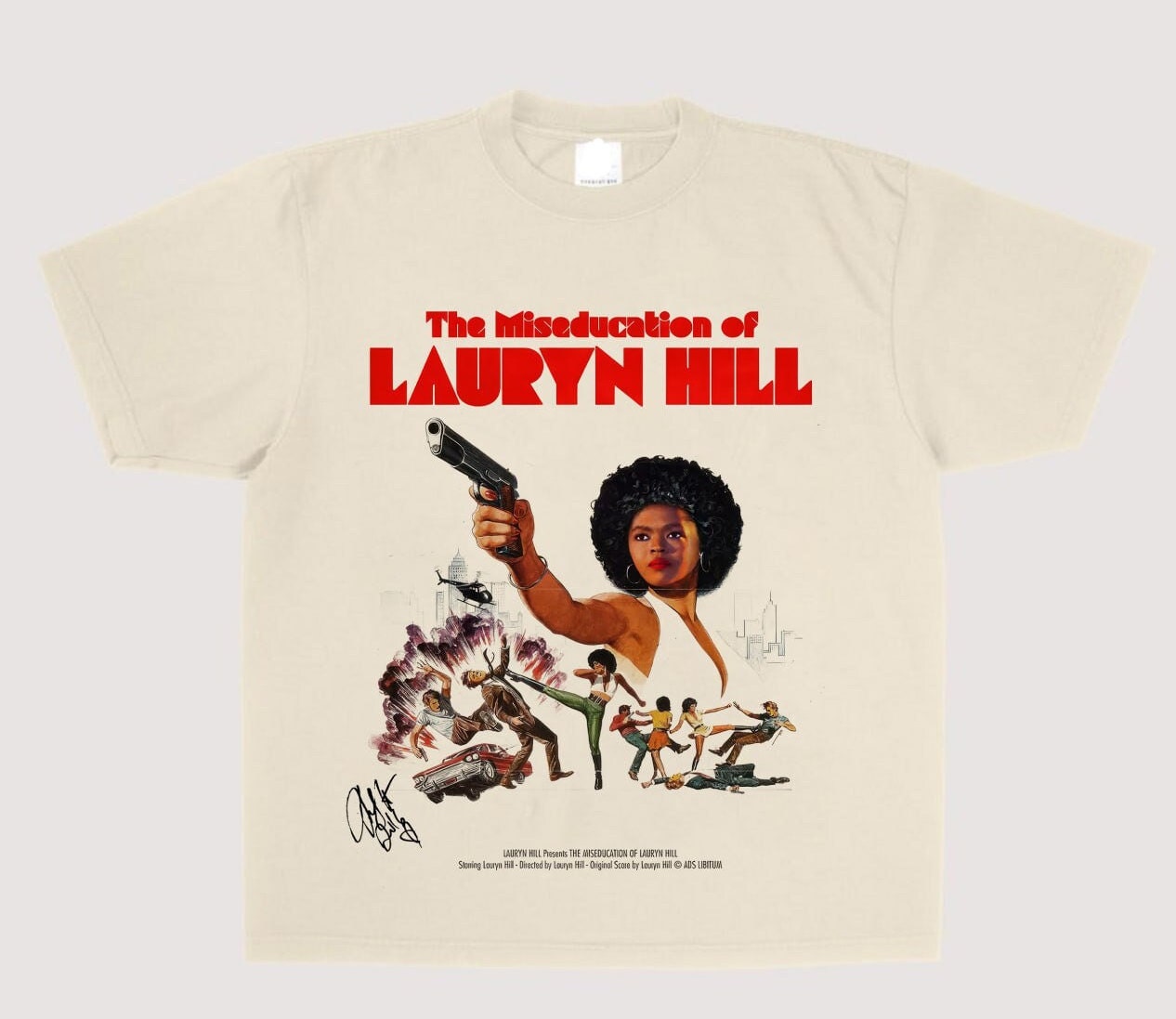 Lauryn Hill T-shirt: Retro Hip-hop Music Tee - Etsy