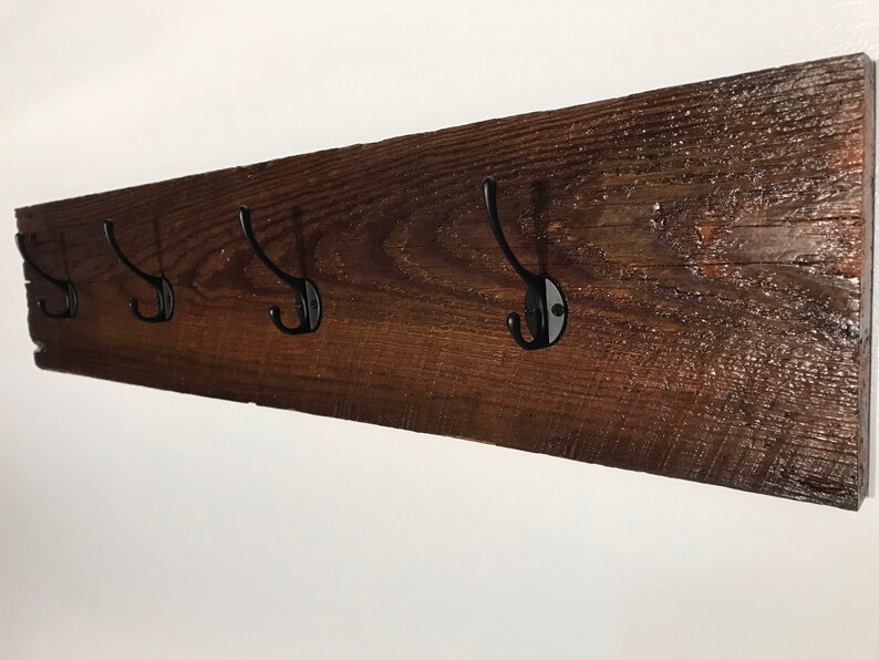 Reclaimed 100+ year old Barn wood Coat Rack