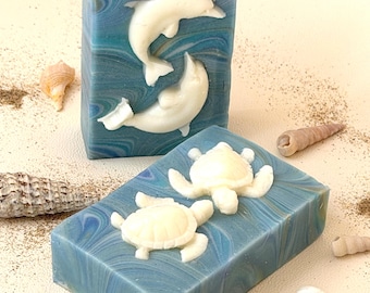 Seife Ocean Dream, handgemacht, vegan, palmölfrei, Geschenk Ostern, Muttertag Geschenk