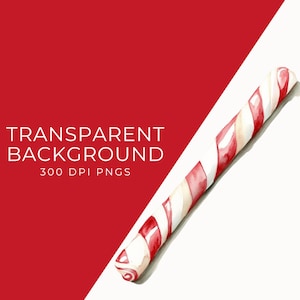 May include: A red and white candy cane with a swirl pattern. The candy cane is isolated on a white background.