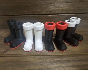 Designer Collection Magic Elf Boots - Red Bottom Edition: Christmas Elf Accessory
