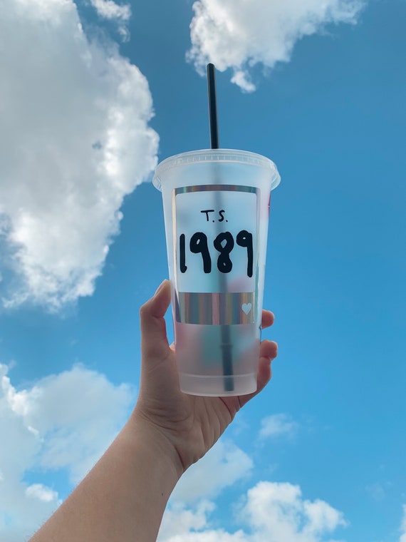 1989 by Taylor Swift Inspired Cup 1989 Inspired Cold Beverage Cup 1989 Era  by Taylor Swift Tumbler Taylor Swift Merch 