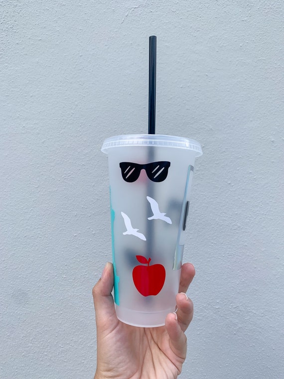 TAYLOR SWIFT 20 Oz Tumbler with 1 Lid, 2 Straws and 1 Straw