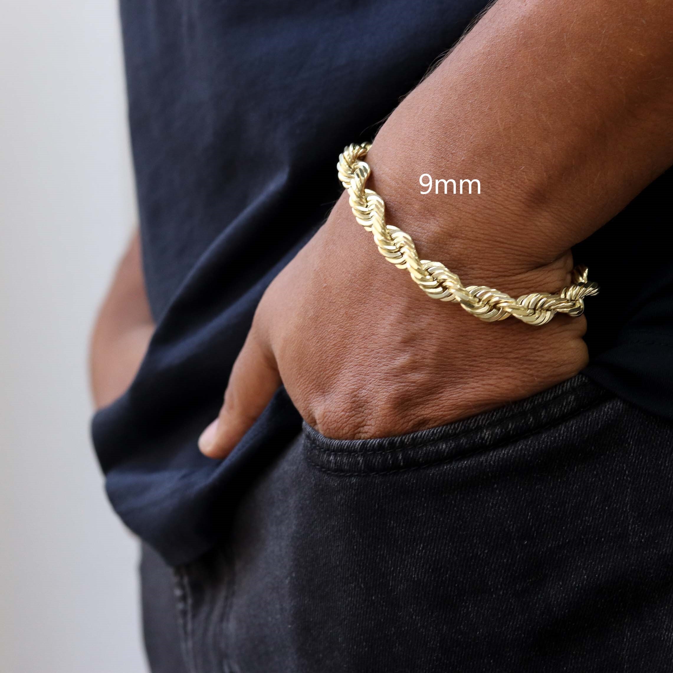 14K Gold Bracelet Solid Gold Bracelet 14K Bracelet Gold Etsy