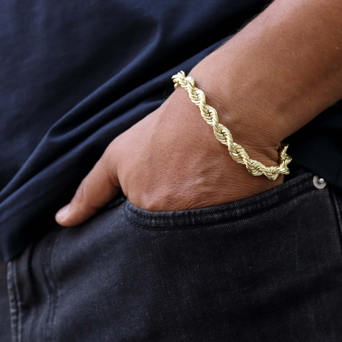 14K Gold Bracelet Solid Gold Bracelet 14K Bracelet Gold Etsy