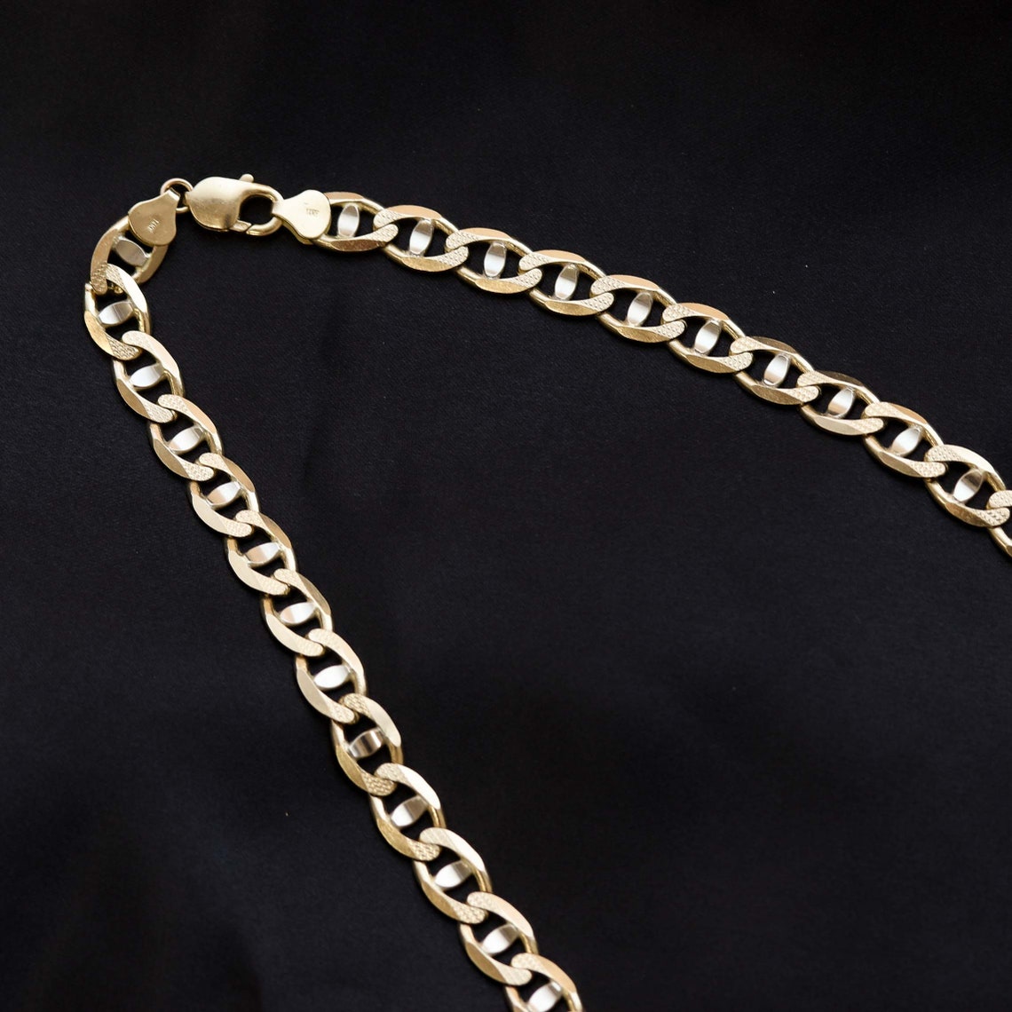 14K Gold Necklace 14K Gold Chain Solid Gold Necklace Solid Etsy