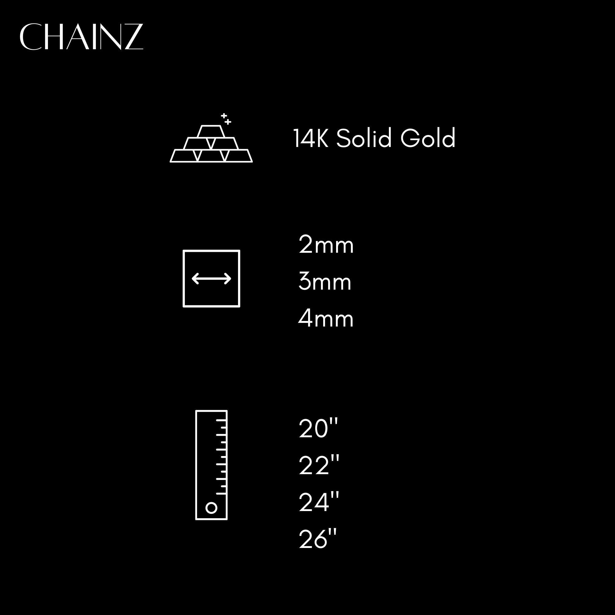 14K Yellow Gold Charm Holder 28mm