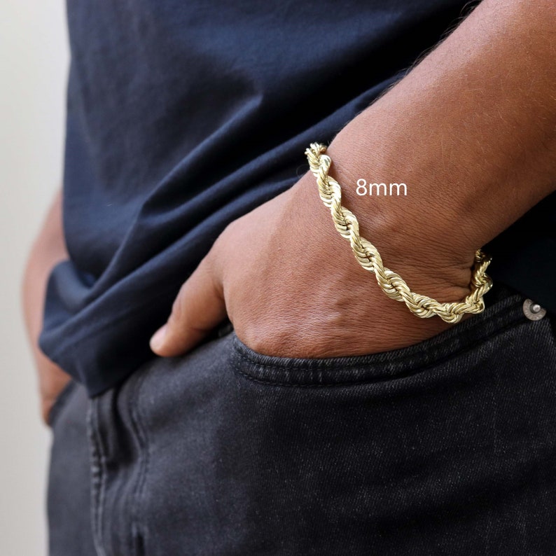 14K Gold Bracelet Solid Gold Bracelet 14K Bracelet Gold Etsy