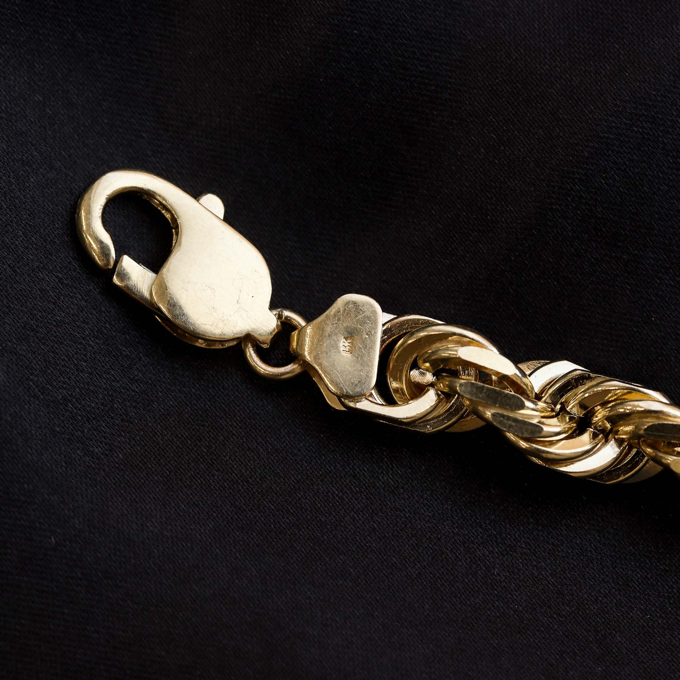 14K Gold Bracelet Mens Gold Bracelet 14K 14K Bracelet Gold Etsy