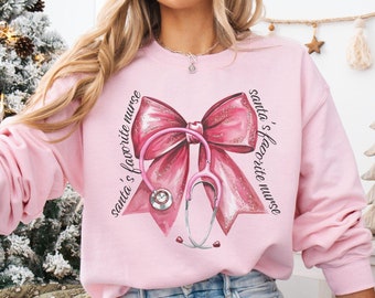 Nurse Christmas Sweatshirt, RN Christmas Sweatshirt, Christmas Nursing Sweatshirt, Christmas Nurse Sweater, Nurse Crewneck, Gift for Nurse