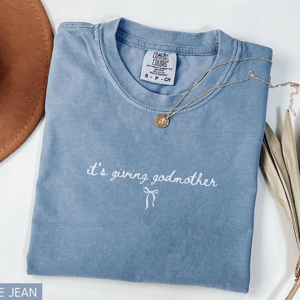 Godmother Shirt, Godmother Proposal Shirt, Pregnancy Reveal to Friend, Godmother Gift from Goddaughter, Godmother Gift for Baptism