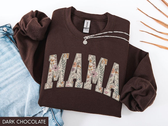 Mama Sweatshirt, Mama Sweater, Mama Floral Sweatshirt, Floral Mama, Mothers Day Gift, Cute Mom Sweatshirt, Trendy Mom Shirt, New Mom Gift
