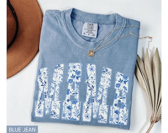 Comfort Colors® Mama Shirt, Floral Mama Shirt, Mothers Day Gift, Girly Aesthetic Gift For Mom, Trendy Mom Tee, Cute Mom Shirt, Mama Tshirt