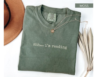 Book Shirt Comfort Colors®, Book Lover T-shirt, Bookish Tee, Funny Reading Tshirt, Gift for Book Lovers, Bookish Gift, Librarian Shirt