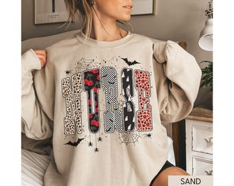 Nurse Halloween Sweatshirt, Halloween Nurse Sweatshirt, Spooky Nurse Shirt, RN Halloween Crewneck, Halloween Nursing Sweater, Nurse Gift