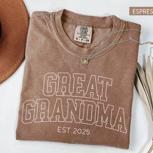 Custom Great Grandma Shirt, Great Grandma Tshirt, Great Grandma Tee, Pregnancy Announcement Shirt, Great Grandma To Be, Great Grandma Gift