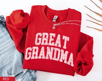 Great Grandma Valentine Sweatshirt, Valentine Great Grandma Shirt, Great Grandma Crewneck, Great Grandma Sweater, Gift for Great Grandma