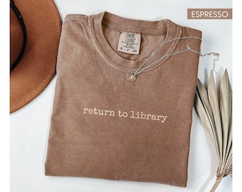 Book Shirt Comfort Colors®, Book Lover T-shirt, Bookish Tee, Funny Reading Tshirt, Gift for Book Lovers, Bookish Gift, Librarian Shirt