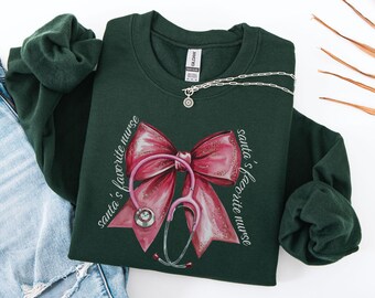 Nurse Christmas Sweatshirt, RN Christmas Sweatshirt, Christmas Nursing Sweatshirt, Christmas Nurse Sweater, Nurse Crewneck, Gift for Nurse