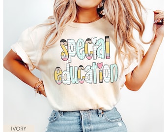 Special Education Teacher Shirt Comfort Colors, Teacher Team Shirt, Back to School Teacher Shirt, SPED Teacher Shirt, New Teacher Gift