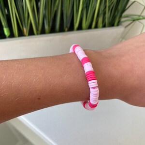 Pink/Hot Pink Bracelet, Very Comfortable, Cute