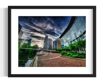 Manchester, LIMITED EDITION PRINT.  Architecture, Wall Art, Cityscape, Office Wall Art, Photography.