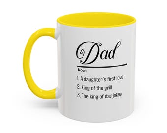 Taza de café para el Día del Padre: Definición de papá, cerámica (325 ml y 450 ml)