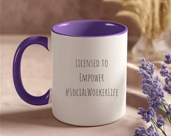 Stilvolle Akzent-Kaffeetasse | Schwarzer Griff & Innenleben | Perfektes Geschenk für Kaffeeliebhaber, Geburtstage, Feiertage, Entspannung, Home Office