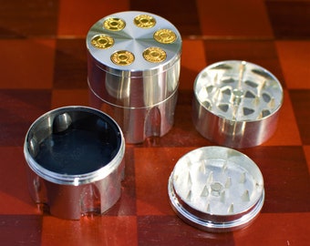 Skull Demon 4 Piece Magnetic Herb Grinder 2 Inch Aluminum Skull Demon 4 Piece Magnetic Herb Grinder 2 Inch Aluminum