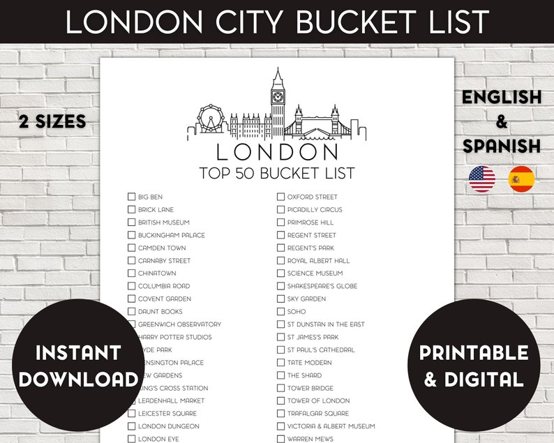 London Bucket List